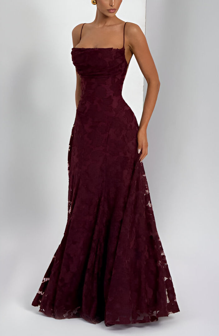 Kaleah - Vestido Largo con Corpiño de Encaje