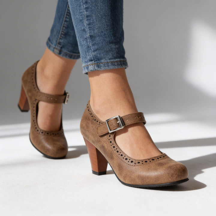 Oriana - Zapatos De Salón Elegantes Con Correa Y Hebilla