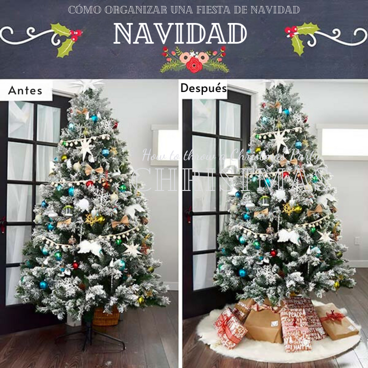 FestiveFleece - Alfombras Para el árbol De Navidad