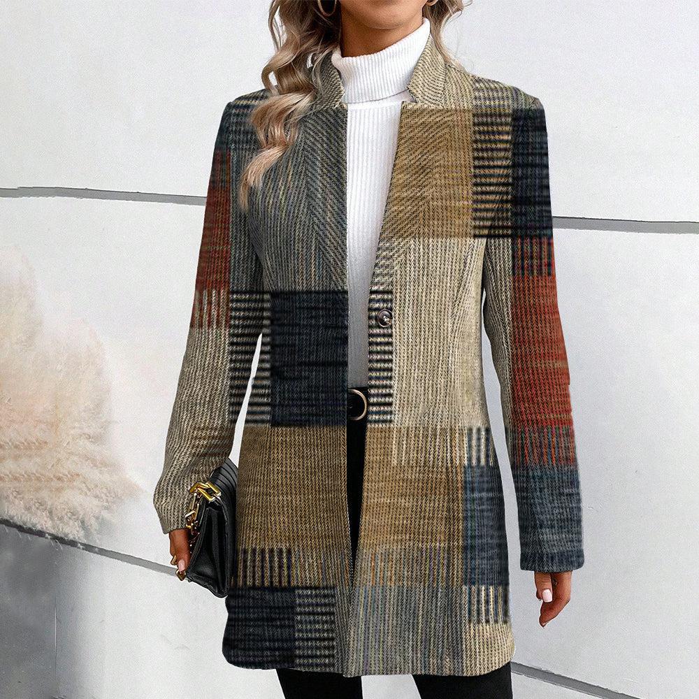 Miriam - Elegante Chaqueta Blazer Con Estampado