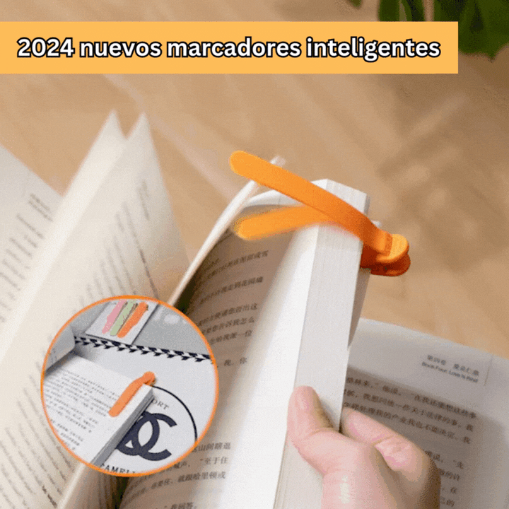 SilicoMark - Marcapáginas De Silicona De Fuerte Adsorción Listos Para Leer