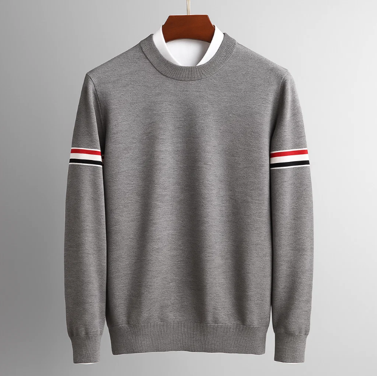 Carlton - Jersey De Algodón Con Cuello Redondo
