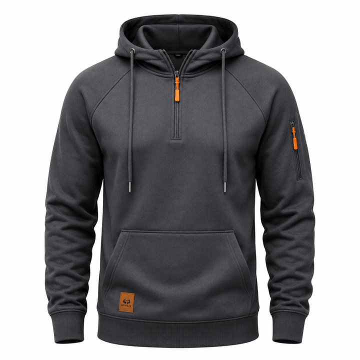 Juventus - Sudadera Con Capucha Y Cremallera De Un Cuarto