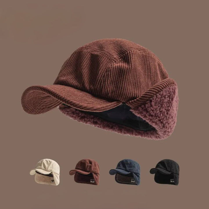 CozyFlaps - Gorro Acanalado con Orejeras