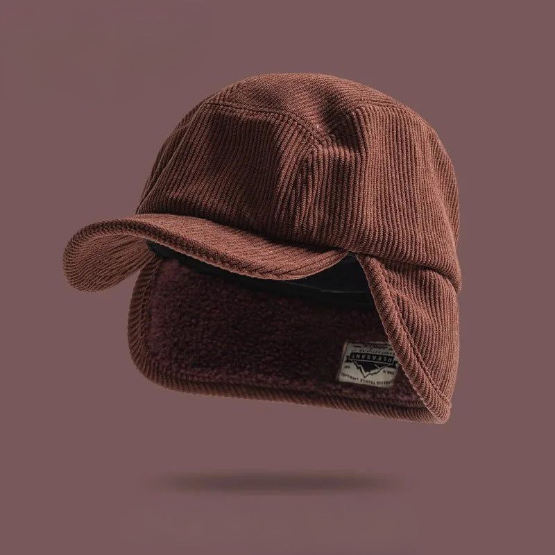 CozyFlaps - Gorro Acanalado con Orejeras