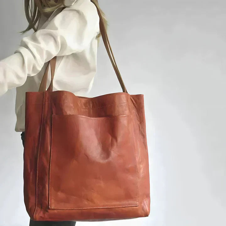 Yasmine - Bolso Tote Clásico de Piel