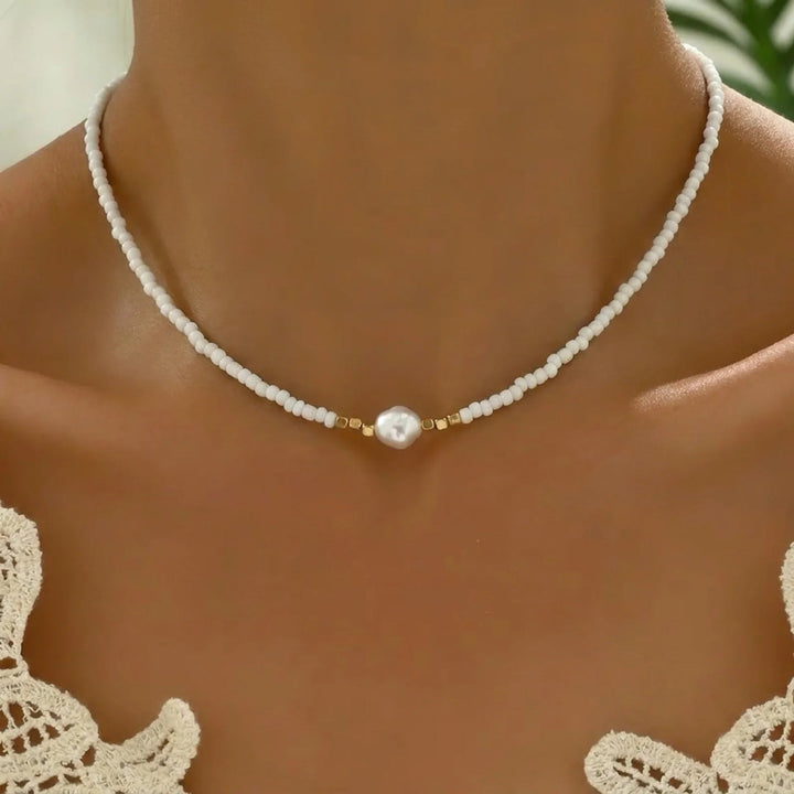 Araya - Collar De Turquesa Y Perla