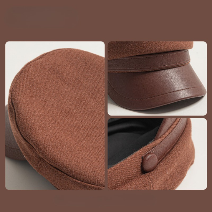 Zivko - Gorra Boina de Cuero