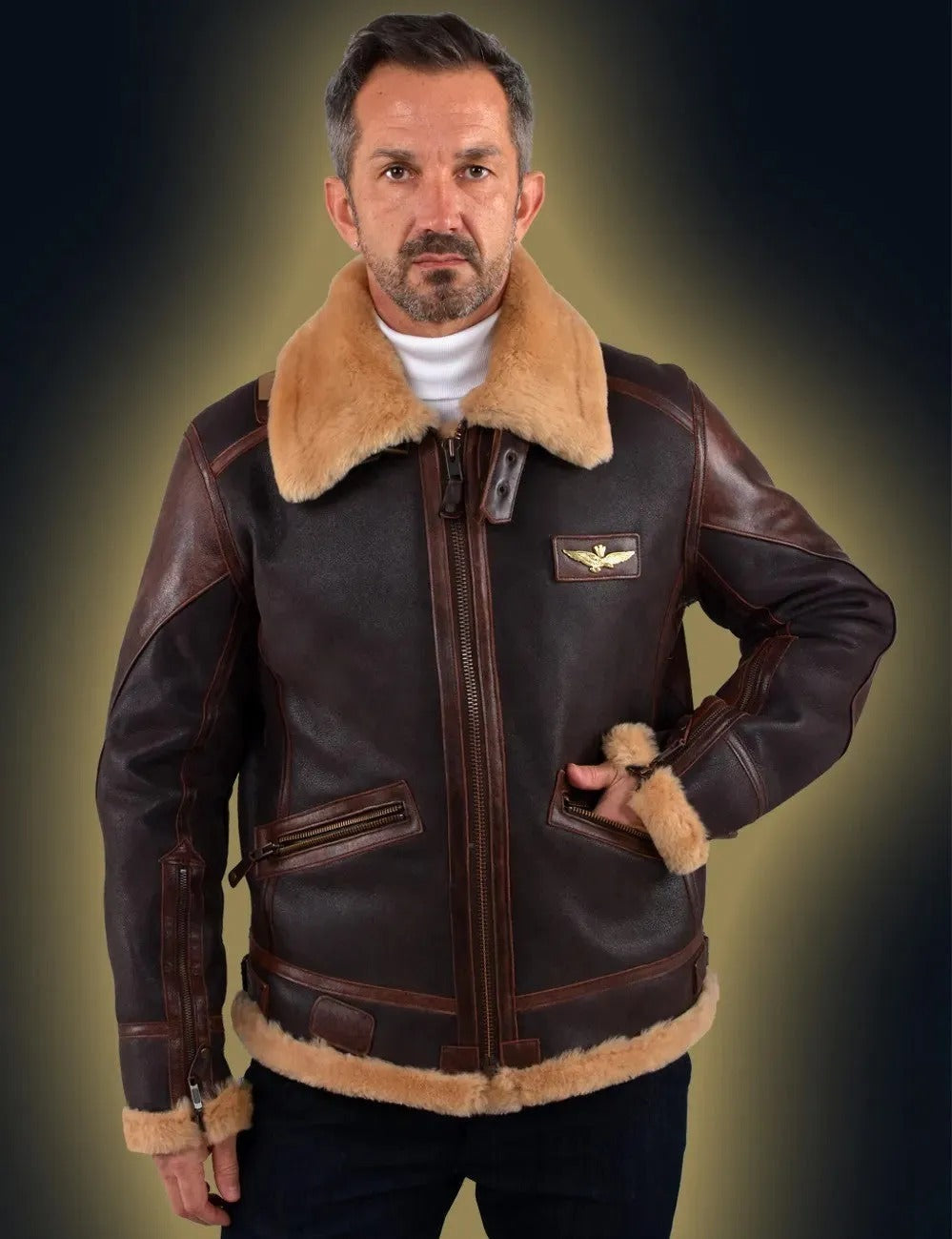 Olivier - Chaqueta Aviador Cálida