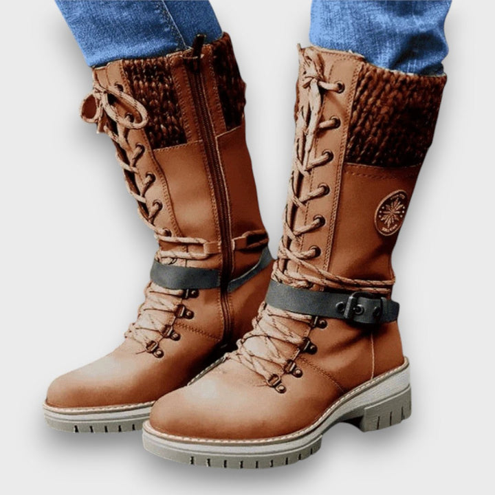Nauja - Botas De Invierno De Punto Hasta La Mitad De La Pantorrilla