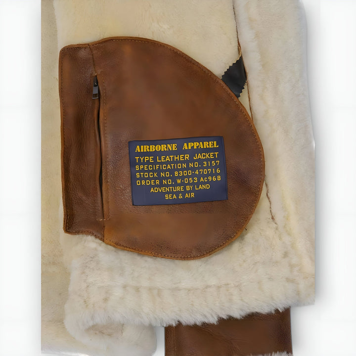 Grantham - Chaqueta Bomber con Capucha de Piel