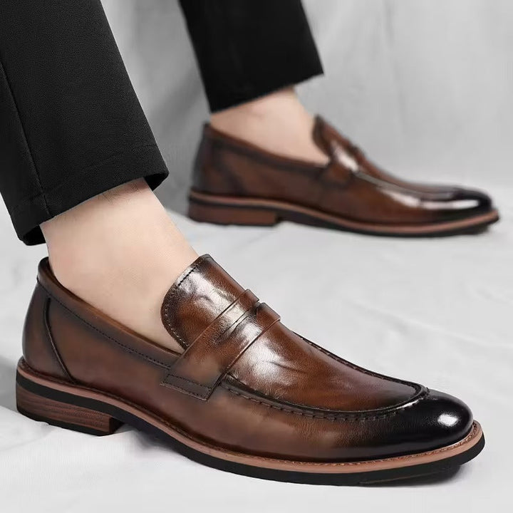 Rayan - Zapatos Ortopédicos Antideslizantes De Cuero