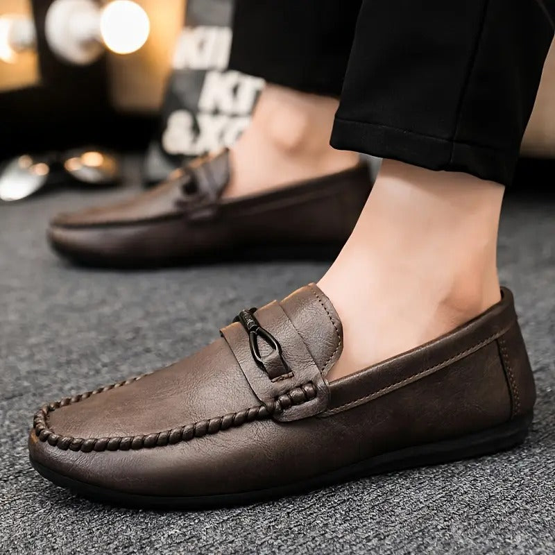 Dinko - Zapatos De Cuero Transpirables y Antideslizantes