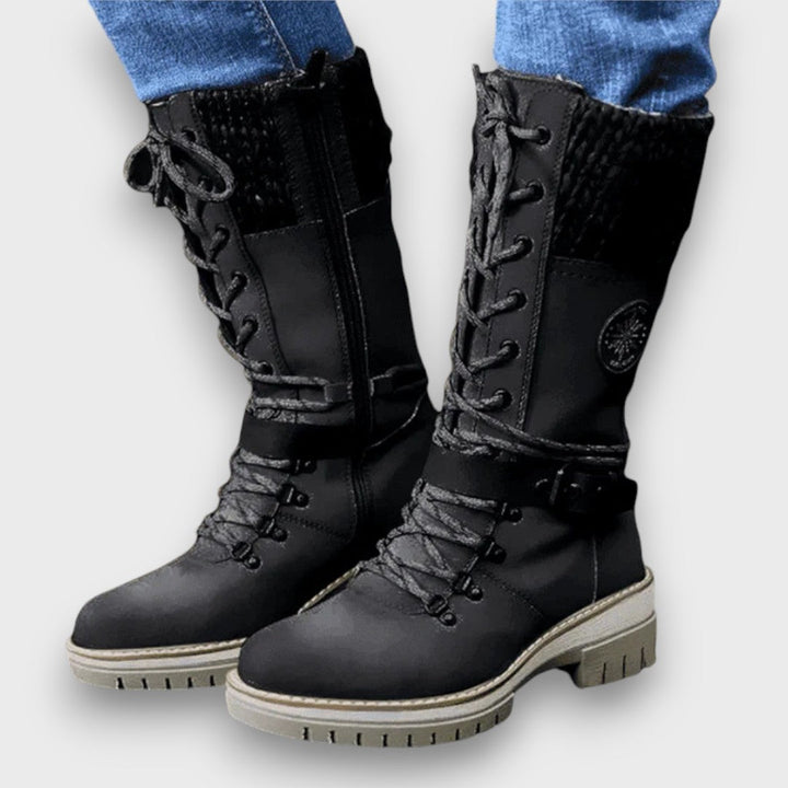 Nauja - Botas De Invierno De Punto Hasta La Mitad De La Pantorrilla