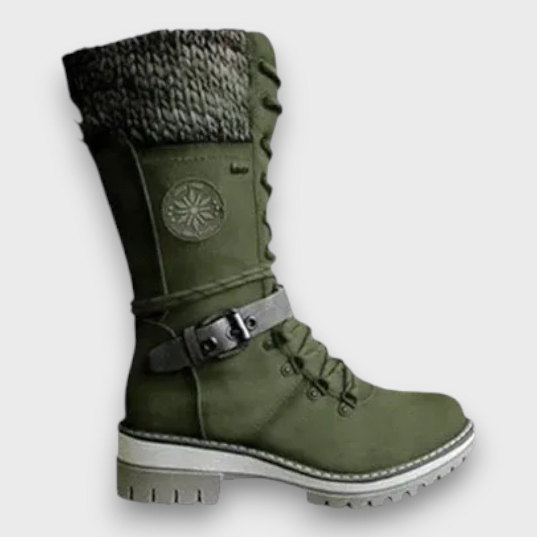 Nauja - Botas De Invierno De Punto Hasta La Mitad De La Pantorrilla