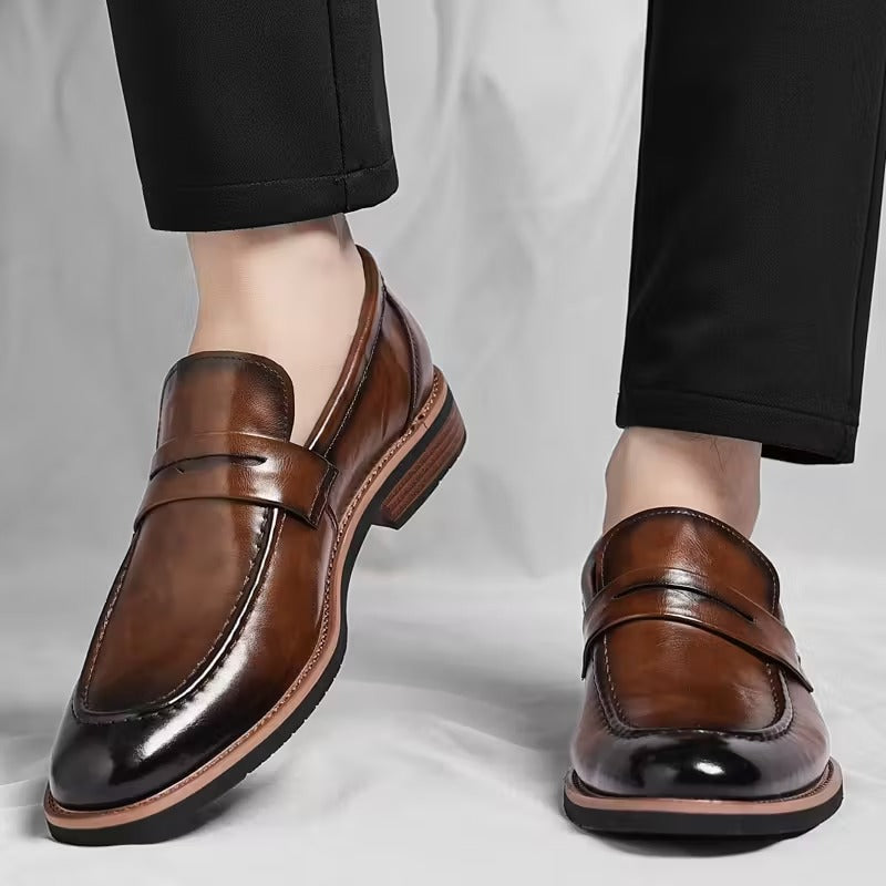 Rayan - Zapatos Ortopédicos Antideslizantes De Cuero