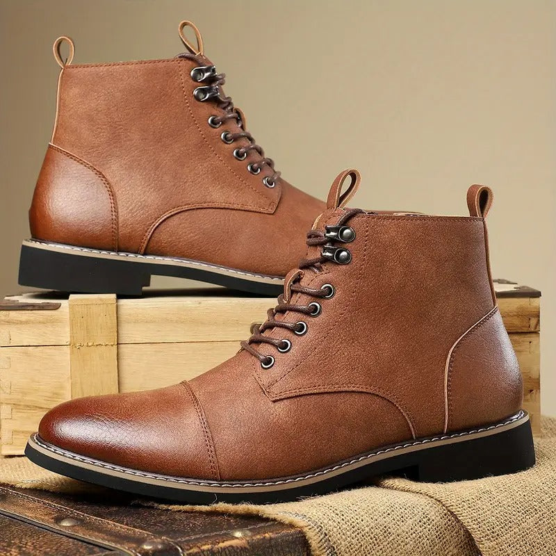 Sjaak - Botas Ortopédicas De Cuero