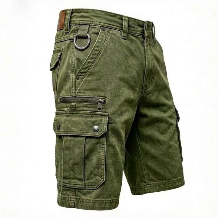 Pezeshkian - Pantalones Cortos Carga de Vaquero Con Estilo