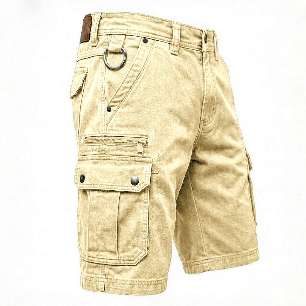 Pezeshkian - Pantalones Cortos Carga de Vaquero Con Estilo