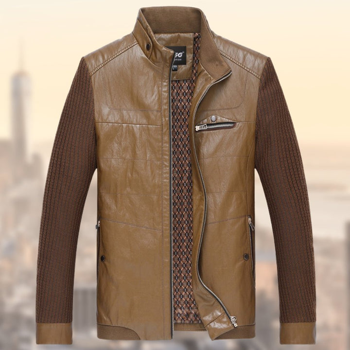 Winfrid - Chaqueta De Cuero Elegante y Unica