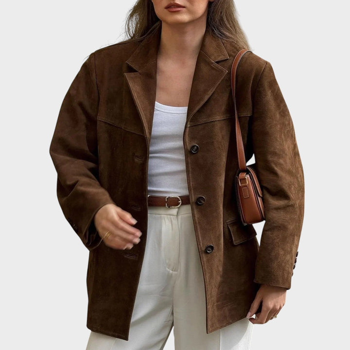 Eline - Chaqueta de Ante Para Primavera