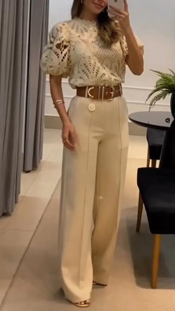 Sherrie - Elegante Traje de Dos Piezas