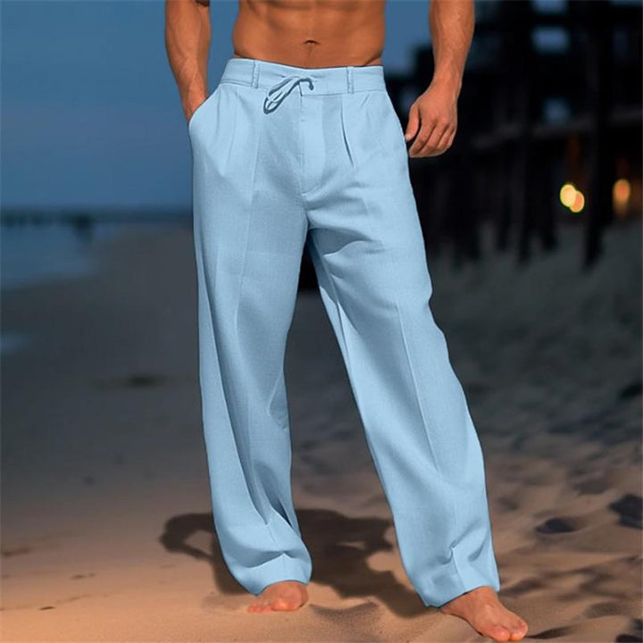 Andrei - Pantalón De Lino Liso