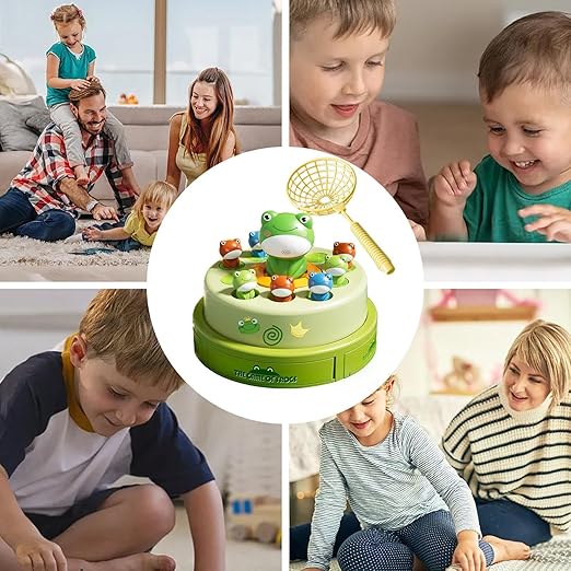 FrogFlair - Rana Voladora Atrapa Divertidos Juguetes Montessori