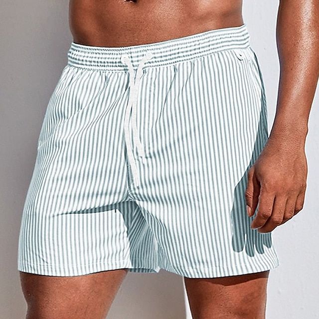 Hubart - Pantalones Cortos De Verano a Rayas