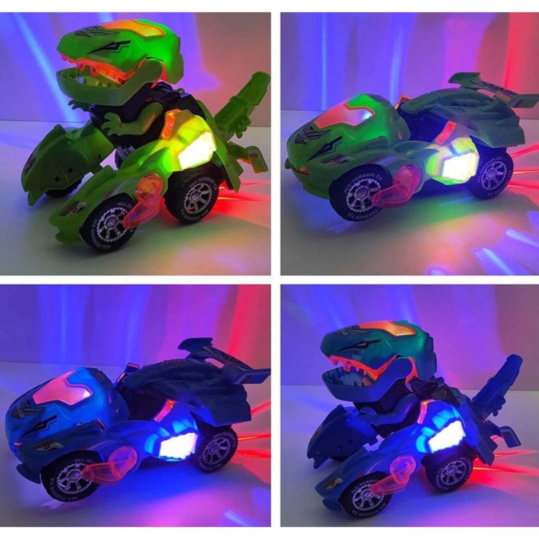 DinoBlaze - Coche Dinosaurio Transformable