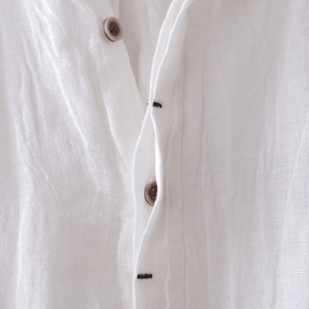 Kieron -  Elegante Camisa de Manga Corta con Botones