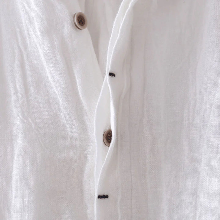Kieron -  Elegante Camisa de Manga Corta con Botones