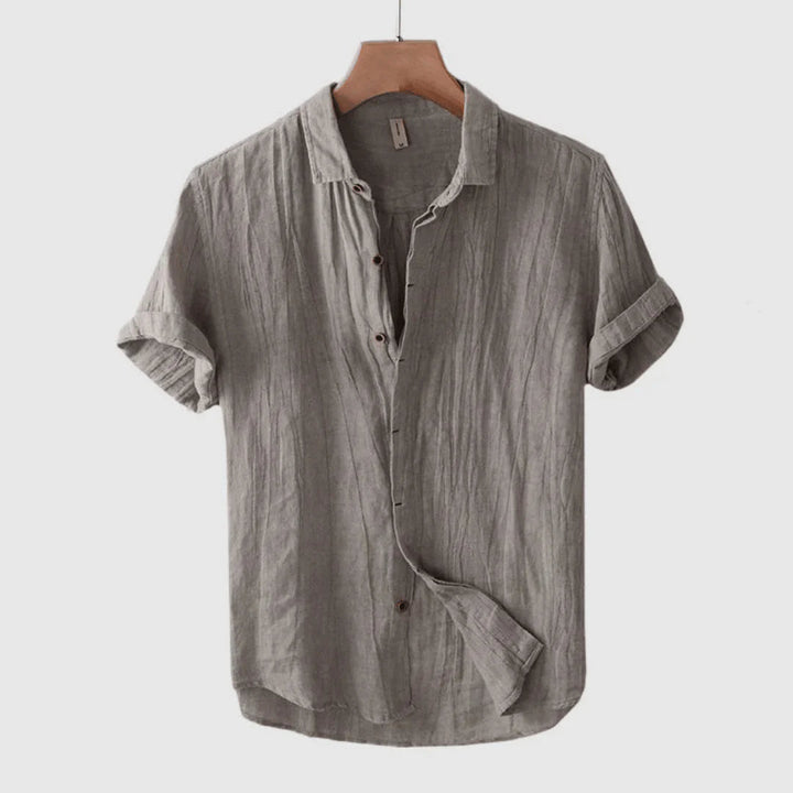 Kieron -  Elegante Camisa de Manga Corta con Botones