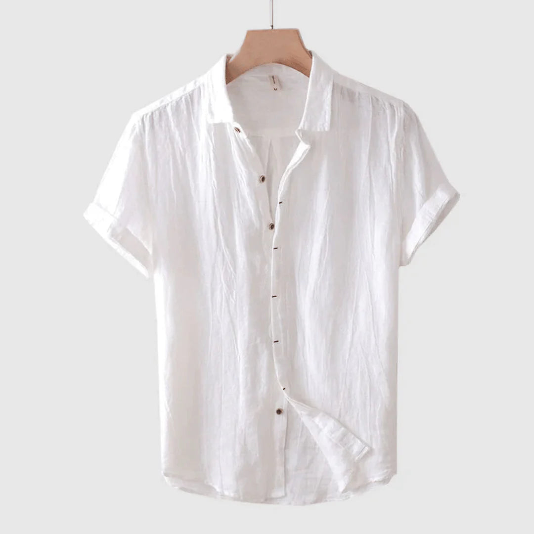 Kieron -  Elegante Camisa de Manga Corta con Botones