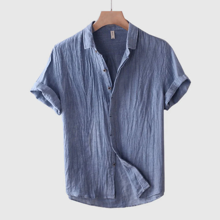 Kieron -  Elegante Camisa de Manga Corta con Botones