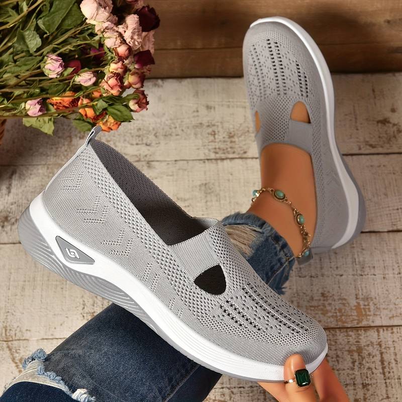 Haniya - Zapatillas Sin Cordones de Punto Transpirable