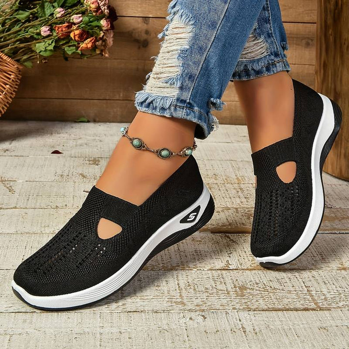 Haniya - Zapatillas Sin Cordones de Punto Transpirable