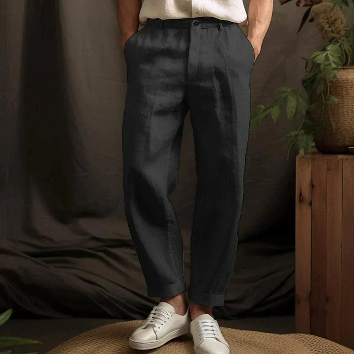 Derik - Pantalones De Verano De Lino