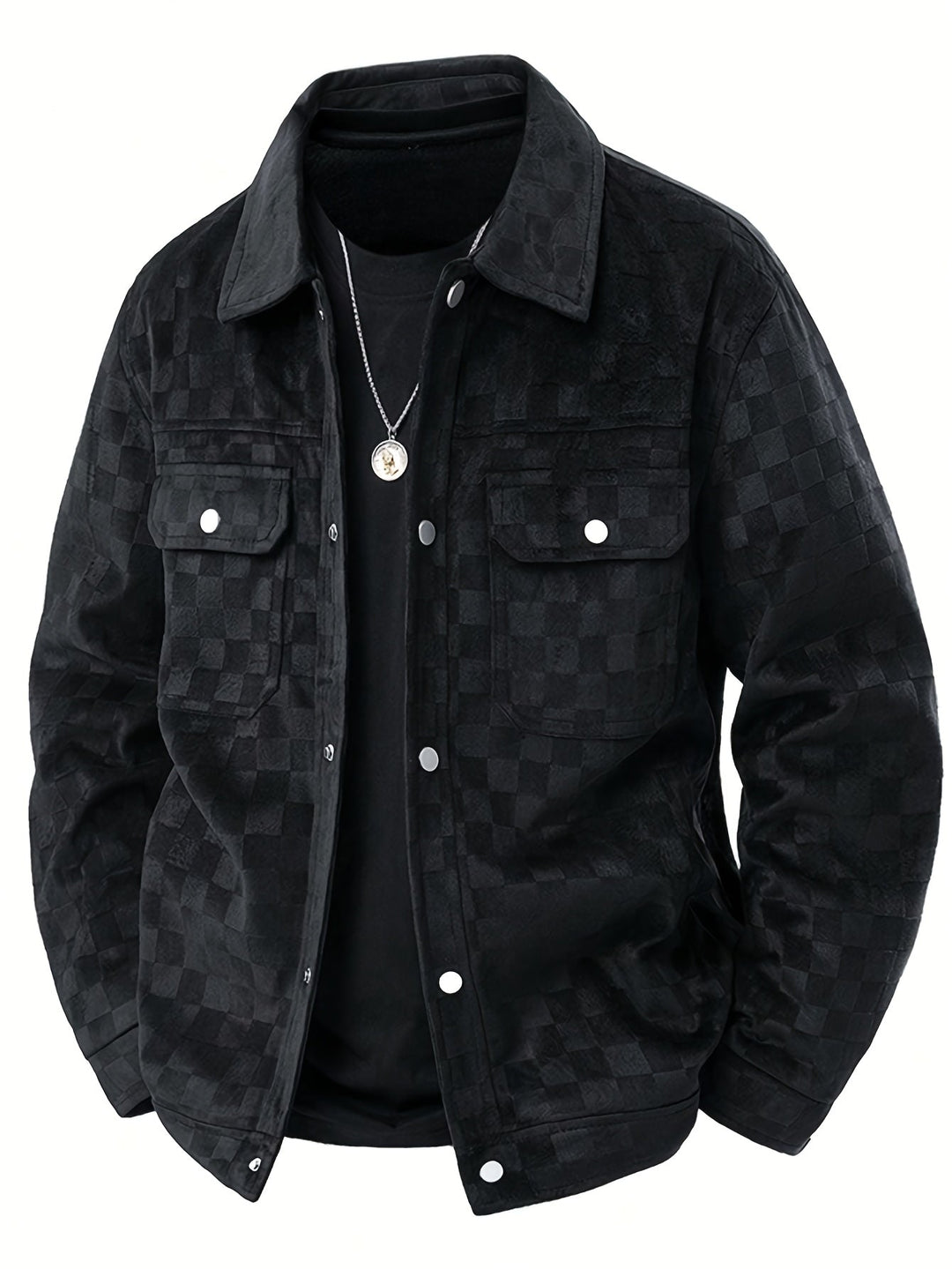 Shaviro - Chaqueta De Ante A cuadros