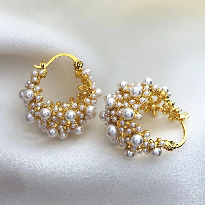 Niriah - Pendientes de aro Estilo Vintage