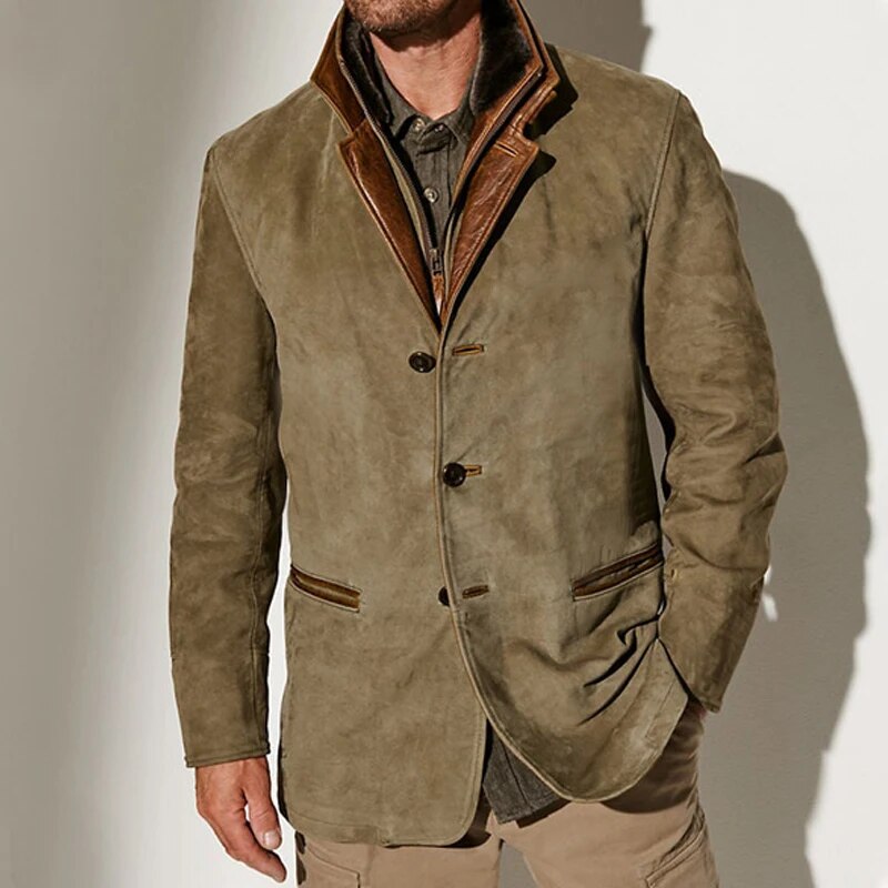 Sylvester - Chaqueta de Estilo Vintage