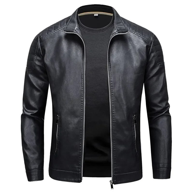 Petter - Chaqueta De Cuero Con cuello