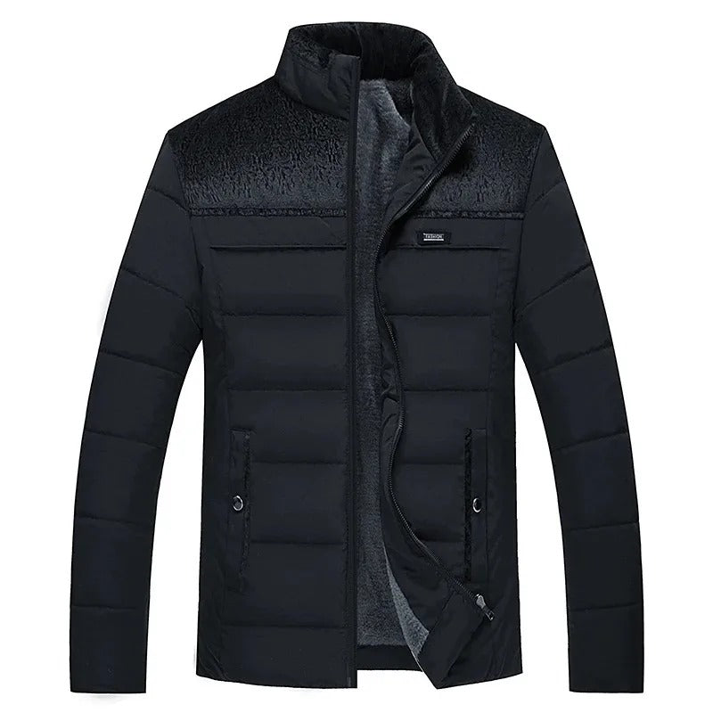 Marenz - Chaqueta Con Forro Polar Y Cremallera Frontal