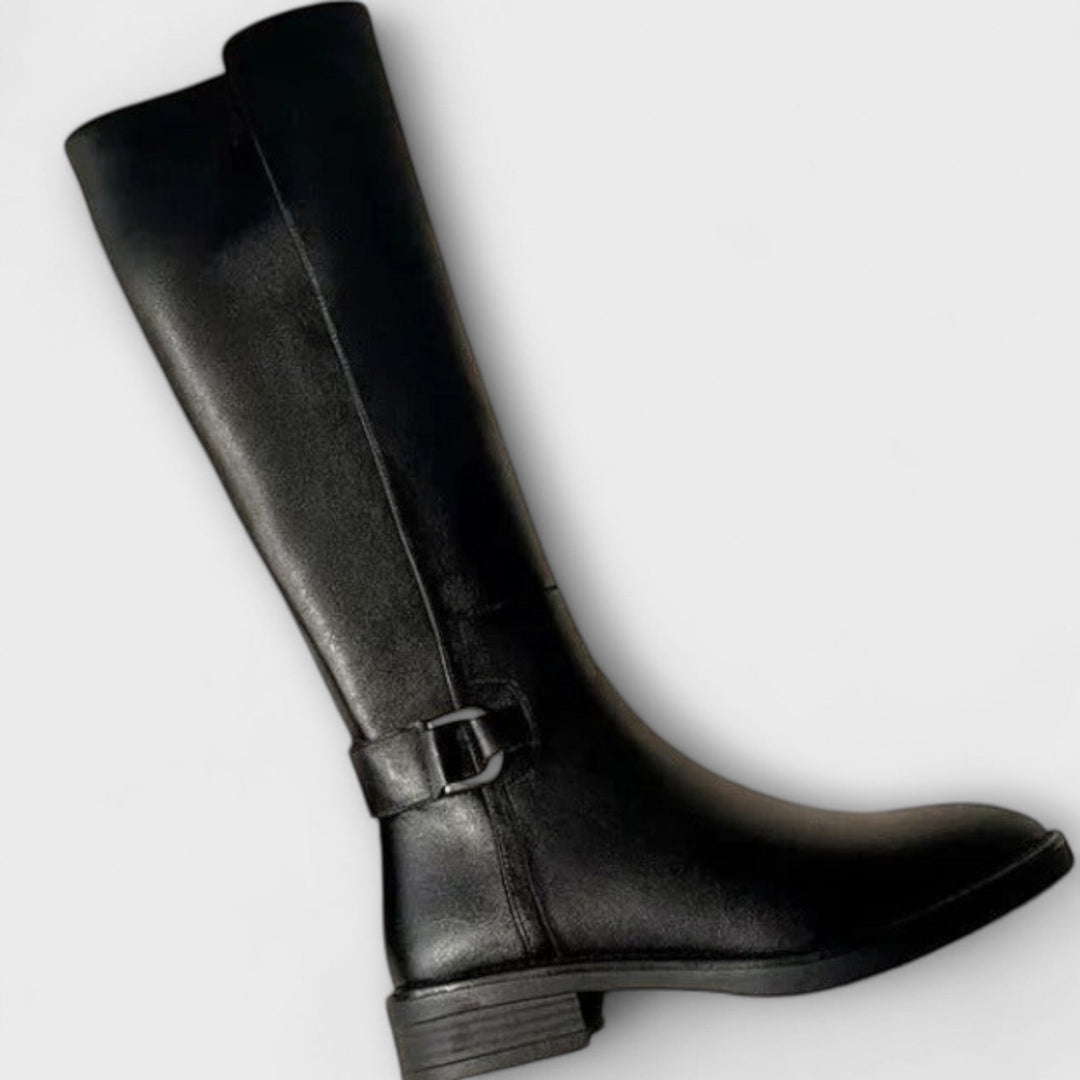 Hilmira - Cuero Rodilla Alto Bota