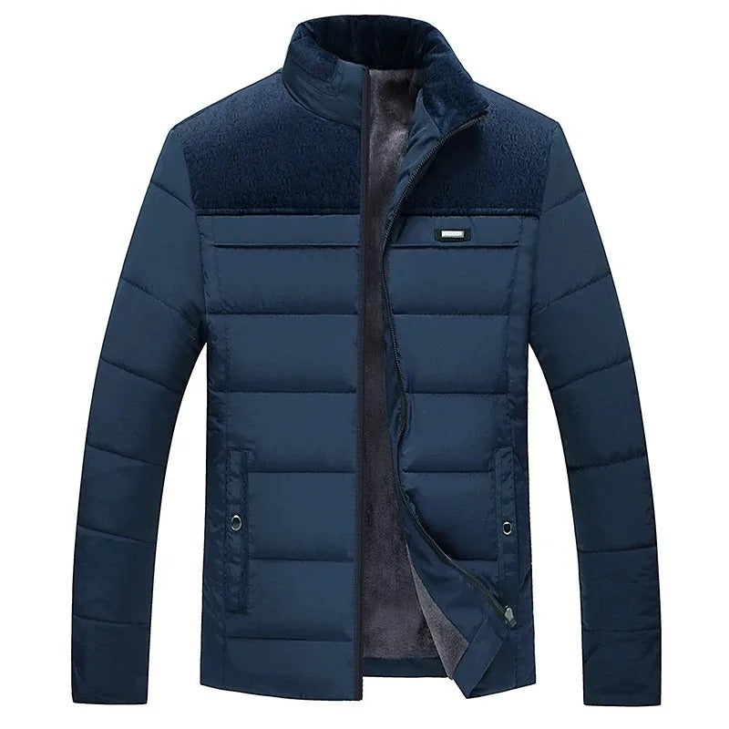 Marenz - Chaqueta Con Forro Polar Y Cremallera Frontal