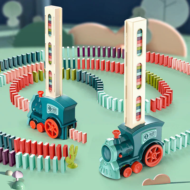 TrackMaster - Tren Automático Montessori con Dominó