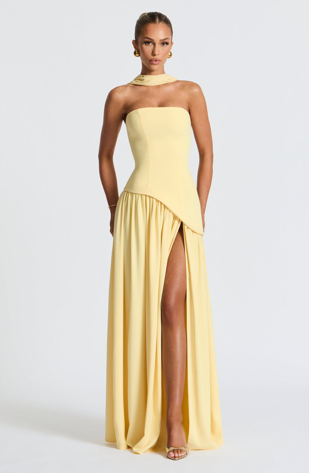 Zalfaa - Vestido Largo Sin Mangas Y Elegante
