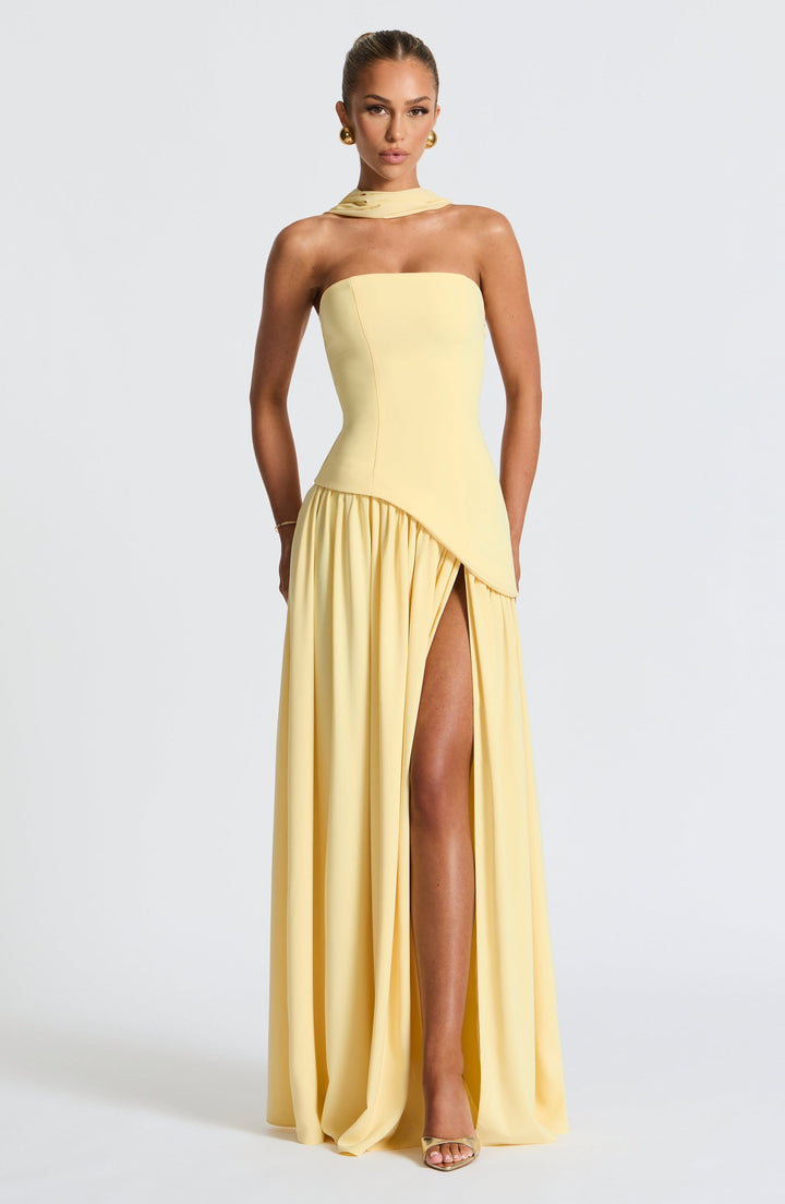 Zalfaa - Vestido Largo Sin Mangas Y Elegante