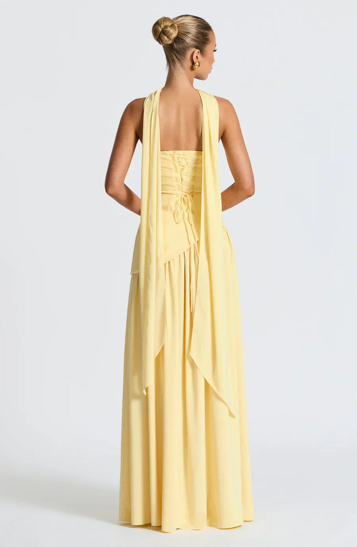 Zalfaa - Vestido Largo Sin Mangas Y Elegante