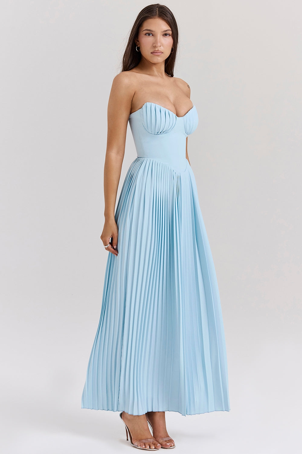 Rezida - Vestido Ancho Con Corsé